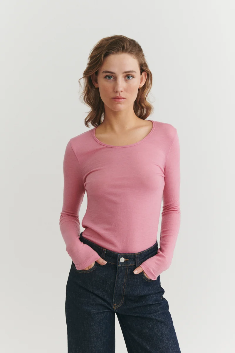 BASIC APPAREL Rinja Ls Tee cashmere rose