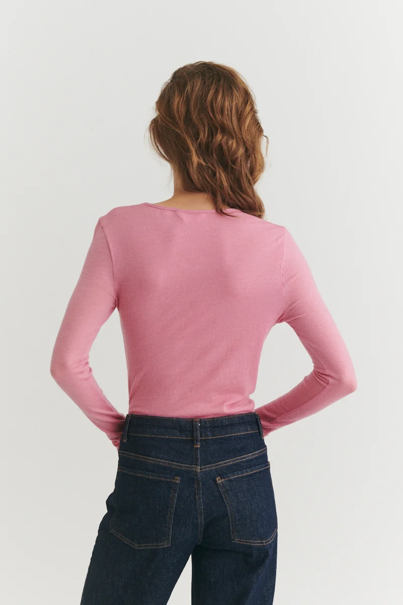 BASIC APPAREL Rinja Ls Tee cashmere rose