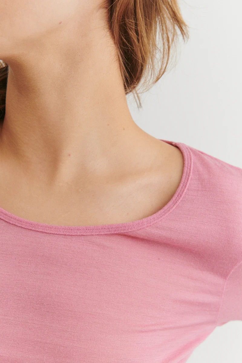 BASIC APPAREL Rinja Ls Tee cashmere rose
