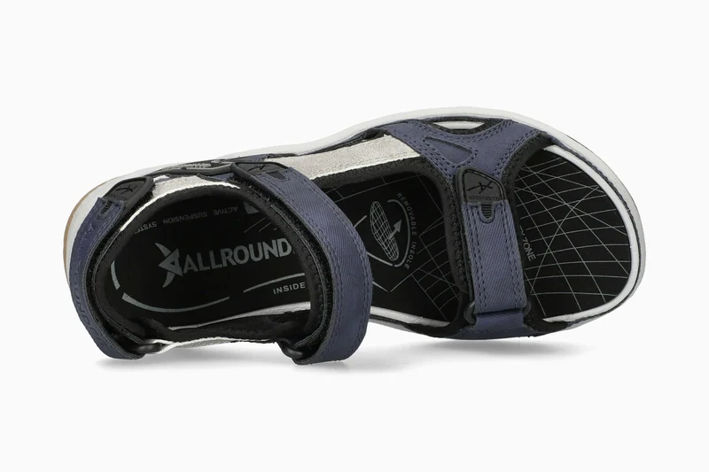 Sandales WESTSIDE bleu marine / gris