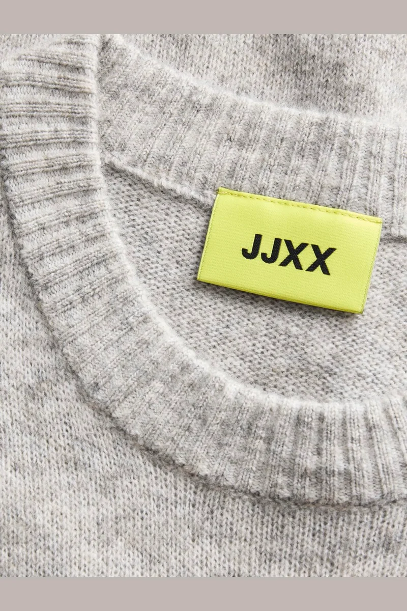 Jjxx - Jxvaleria Crew Neck Knit - 5093281 Light Grey Melange