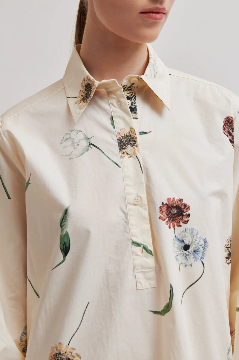 Second Female - Floco Tunic Dress 60747 - 1034 Summer Sand