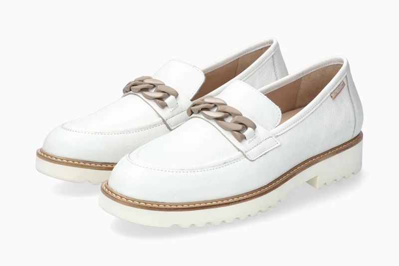 Mocassins SALKA blancs