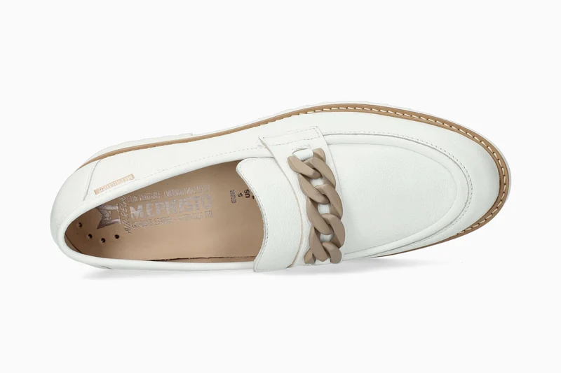 Mocassins SALKA blancs