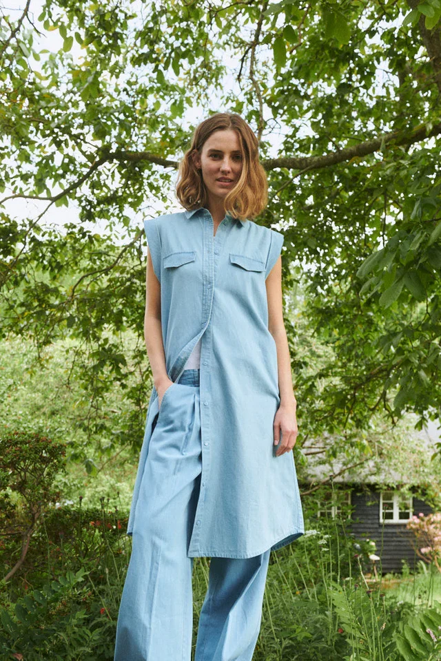 BASIC APPAREL Cody Dress light wash