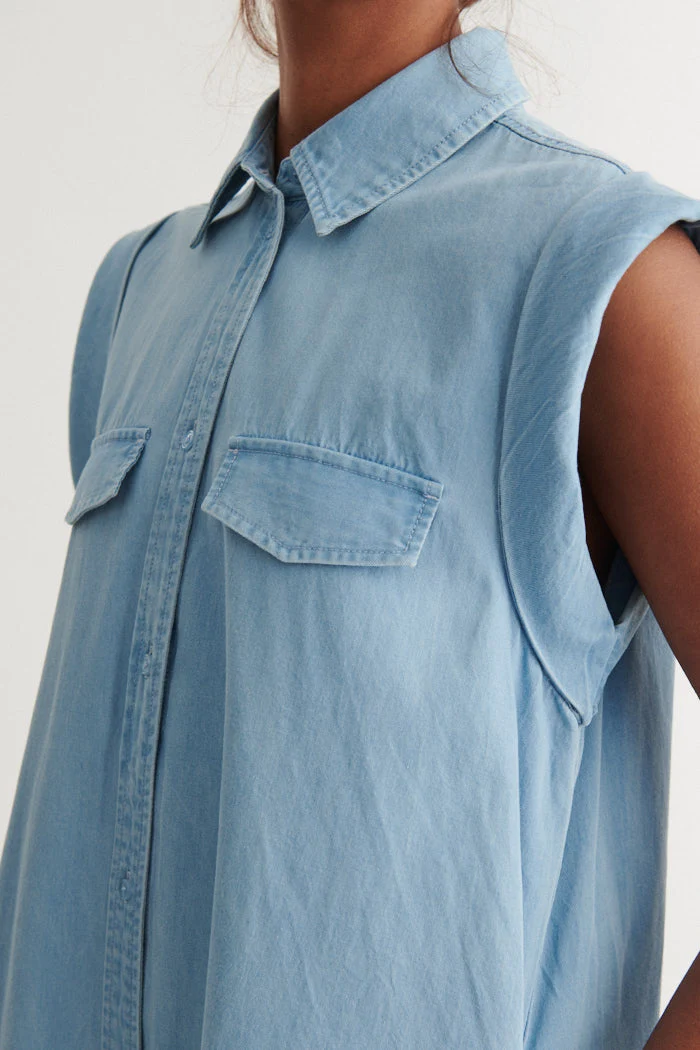 BASIC APPAREL Cody Dress light wash