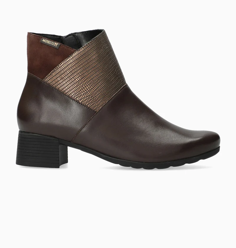 Bottines GARITA marron foncé