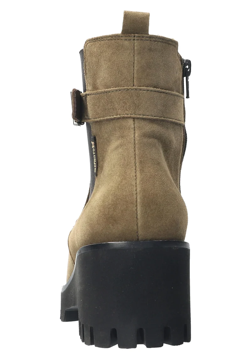 Bottines FAUVE vert loden
