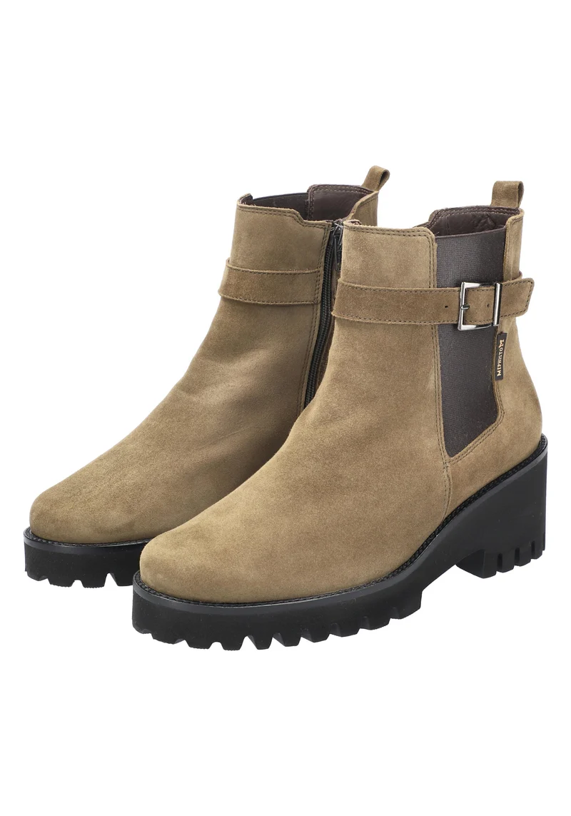 Bottines FAUVE vert loden