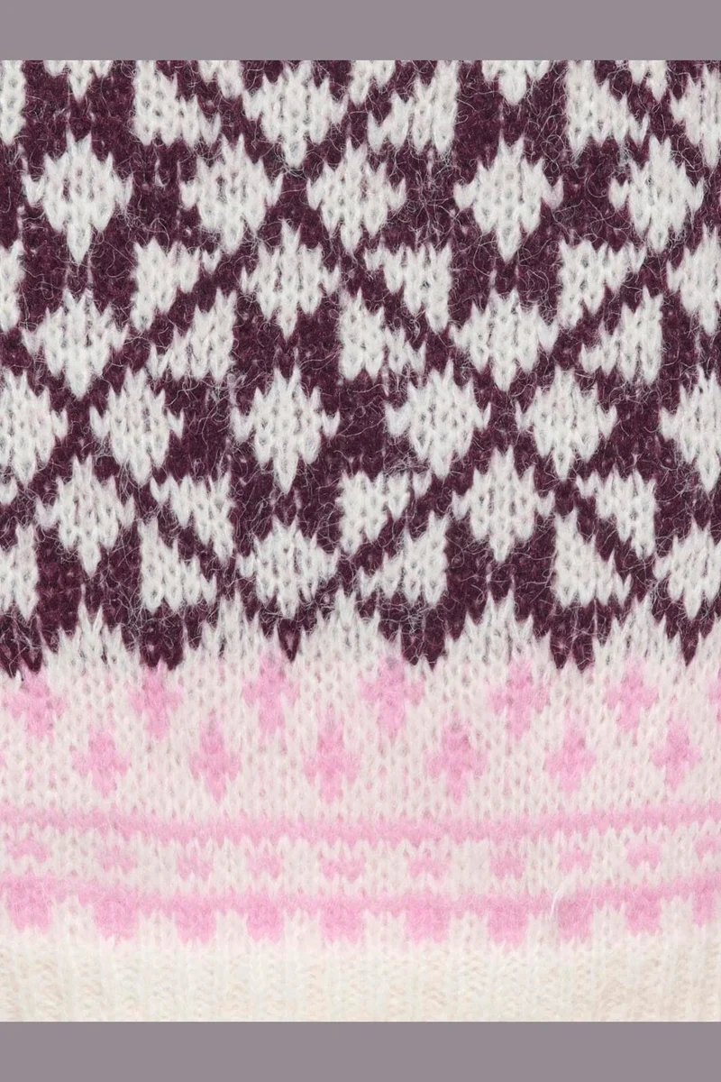 Only - Onlcaro Ls Rollneck Cc Knt - 5020732 Birch Fig/Cyclamen