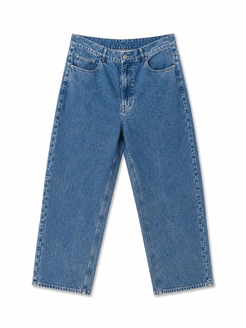 MAZINE Denim Pants mid-blue