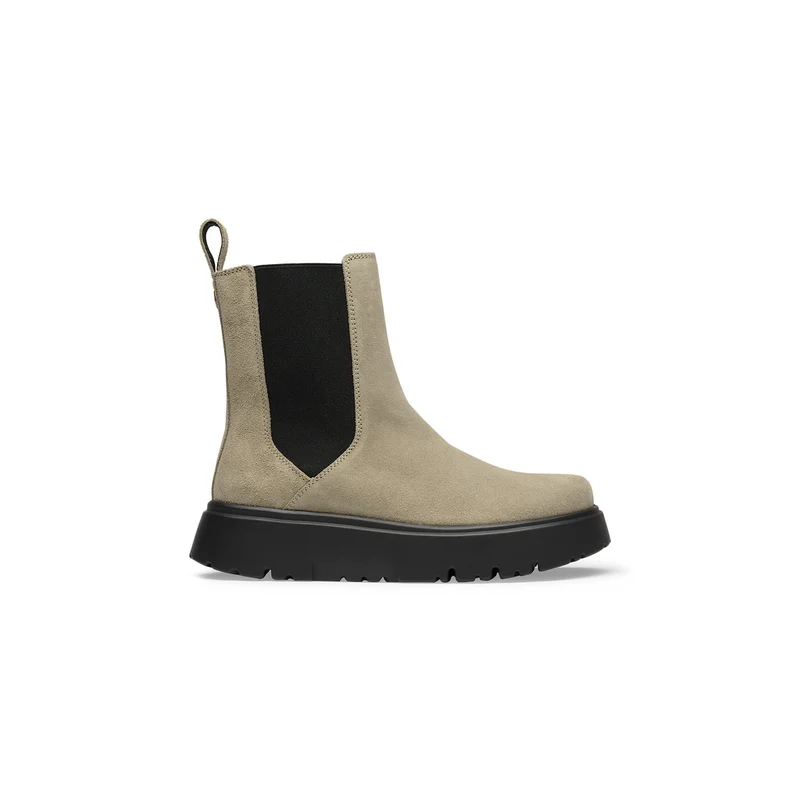 BIRKENSTOCK Theda Chelsea Suede Leather Women (schmal) taupe