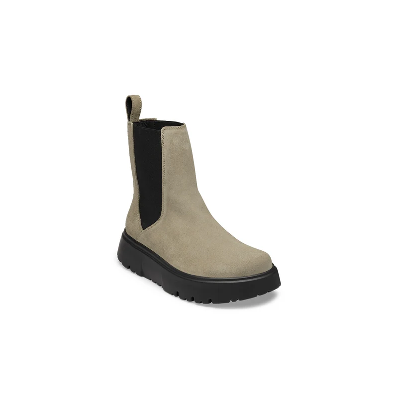 BIRKENSTOCK Theda Chelsea Suede Leather Women (schmal) taupe