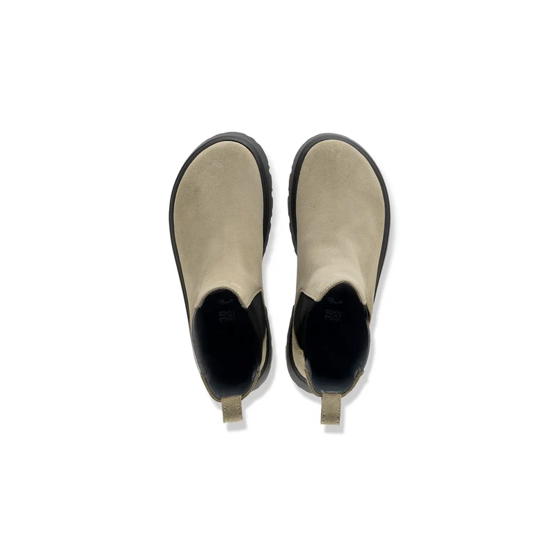 BIRKENSTOCK Theda Chelsea Suede Leather Women (schmal) taupe