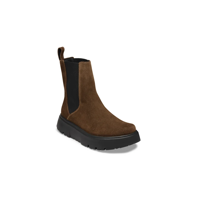 BIRKENSTOCK Theda Chelsea Suede Leather Women (schmal) carafe
