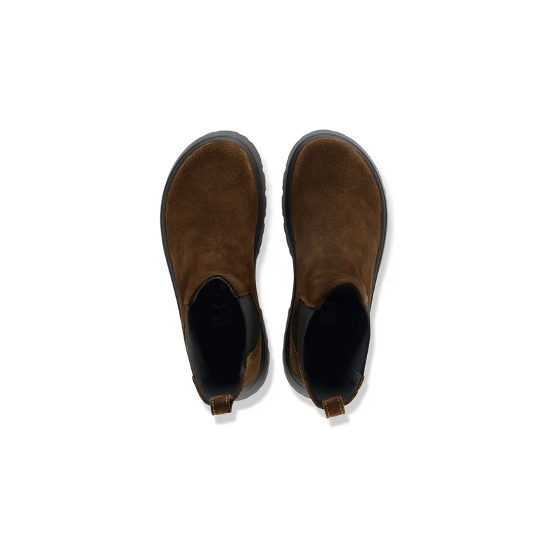 BIRKENSTOCK Theda Chelsea Suede Leather Women (schmal) carafe