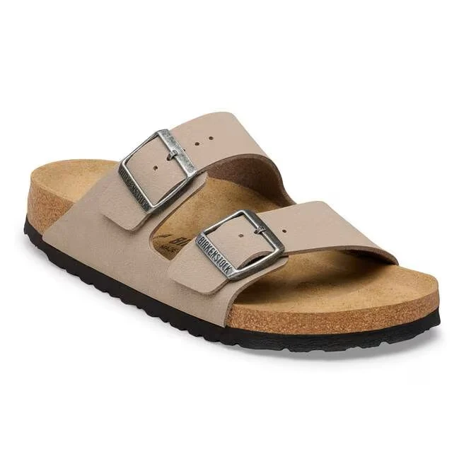 BIRKENSTOCK Arizona Birko-Flor Nubuck gray taupe (schmale Weite)