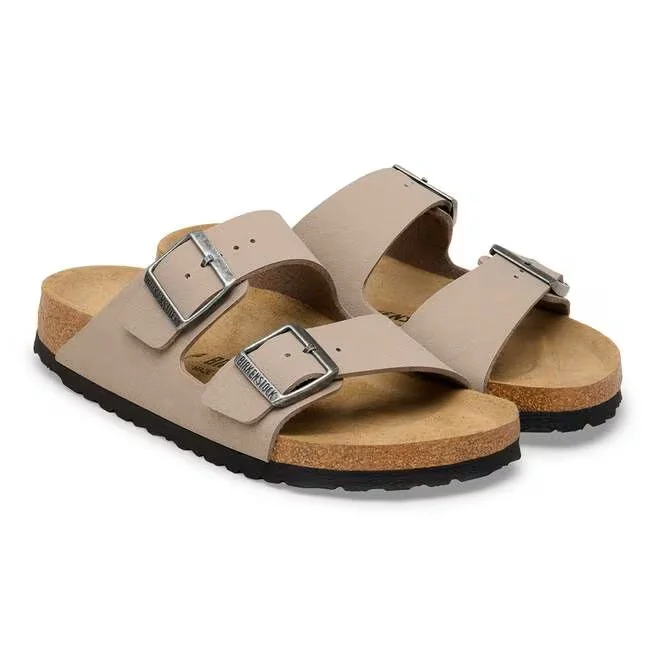 BIRKENSTOCK Arizona Birko-Flor Nubuck gray taupe (schmale Weite)