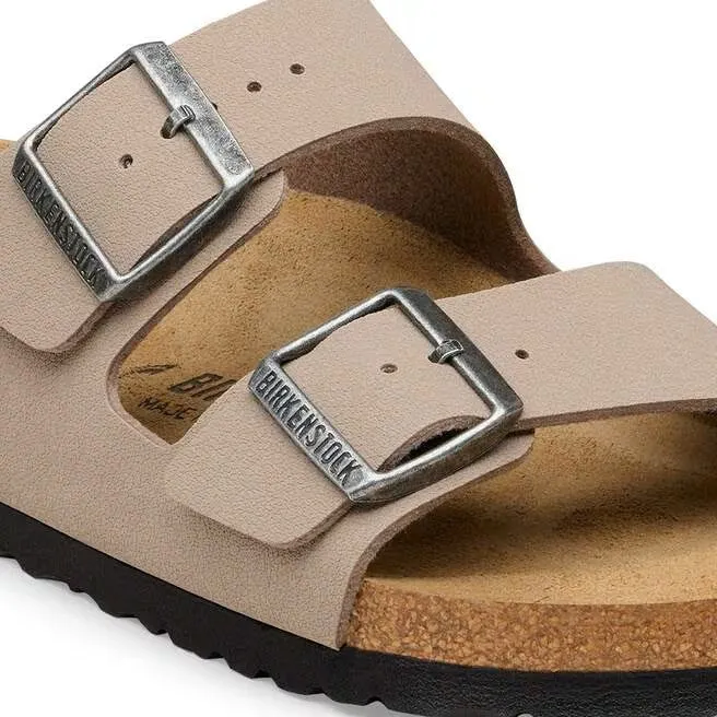BIRKENSTOCK Arizona Birko-Flor Nubuck gray taupe (schmale Weite)