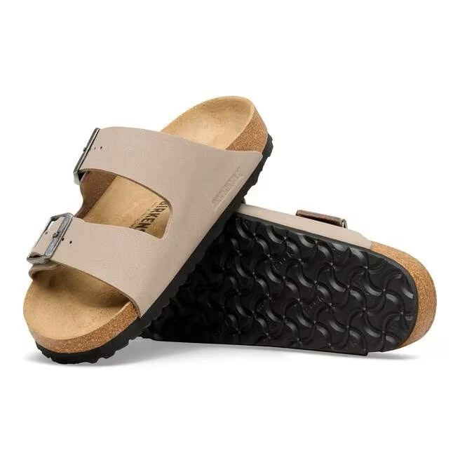 BIRKENSTOCK Arizona Birko-Flor Nubuck gray taupe (schmale Weite)