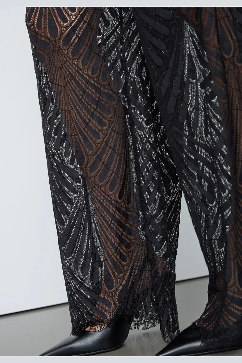 Co´Couture - Leticc Lace Pant 500804 - 65001 - Black