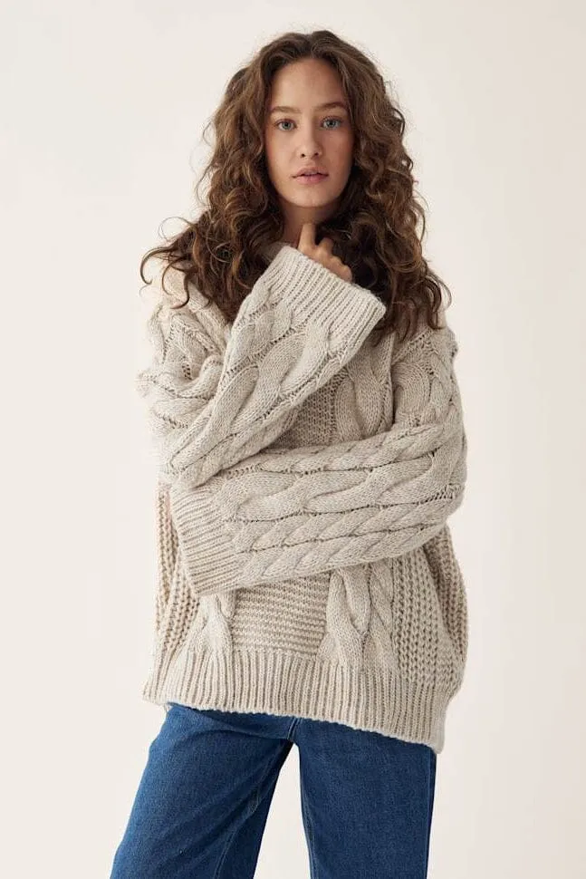 Noella - Lisbeth Knit 14380001 - 025 - Oatmeal
