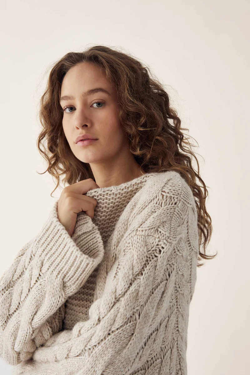 Noella - Lisbeth Knit 14380001 - 025 - Oatmeal