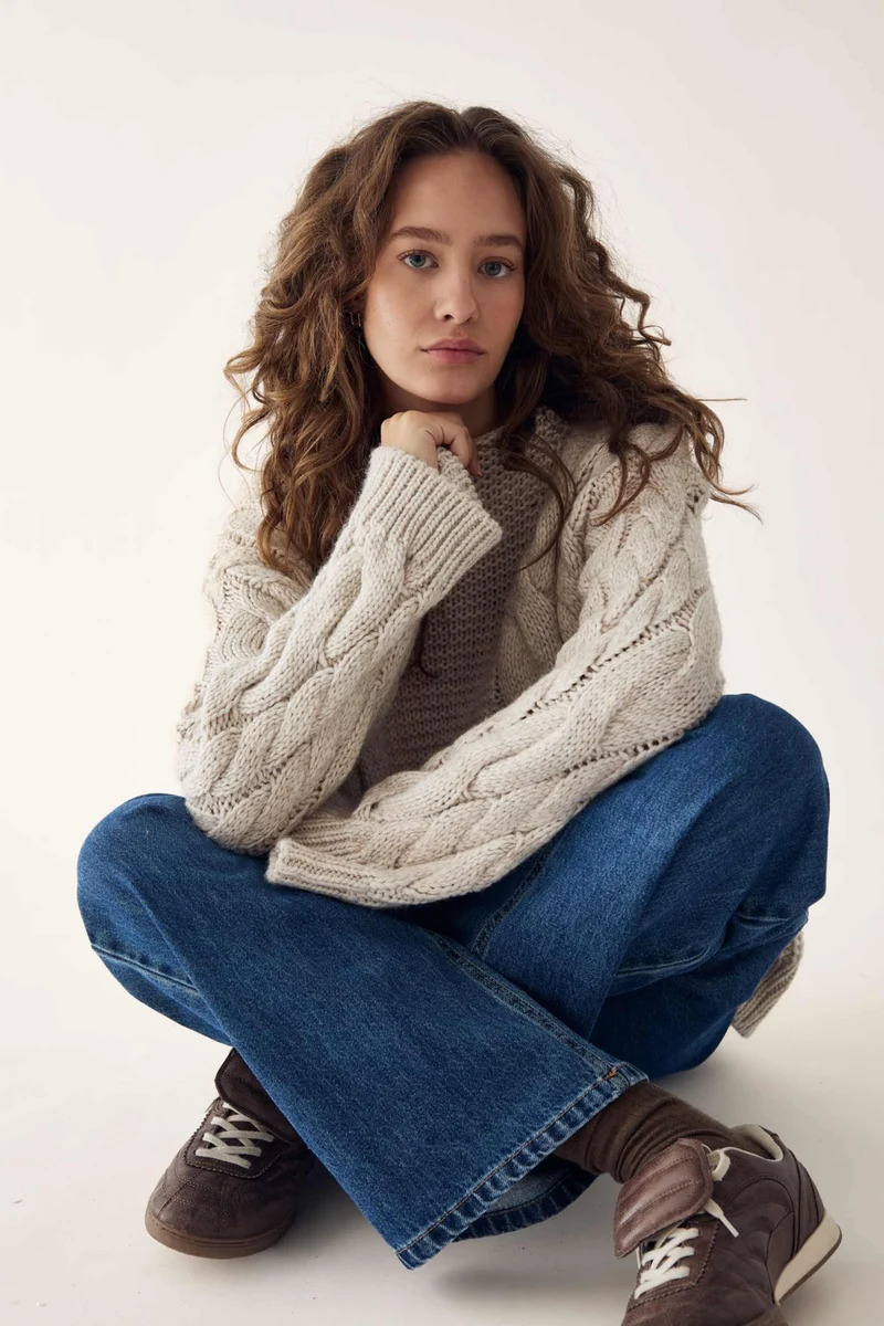 Noella - Lisbeth Knit 14380001 - 025 - Oatmeal