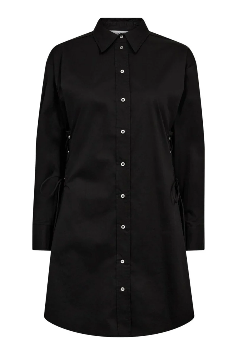 Co´Couture - Poppycc Eyelet Tie Shirt Dress 36525 - 96 - Black