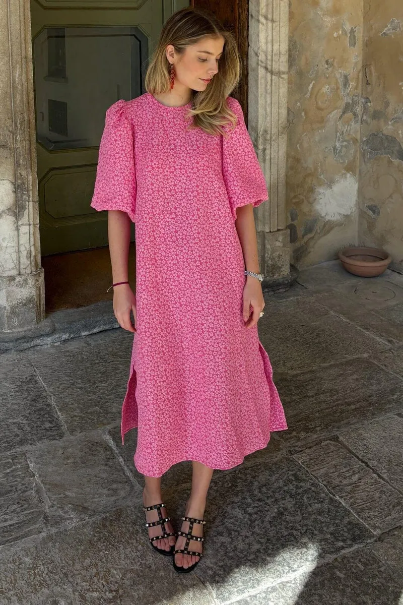 Noella - Reno Pastis Long Dress 11610005 - 031 Bright Pink