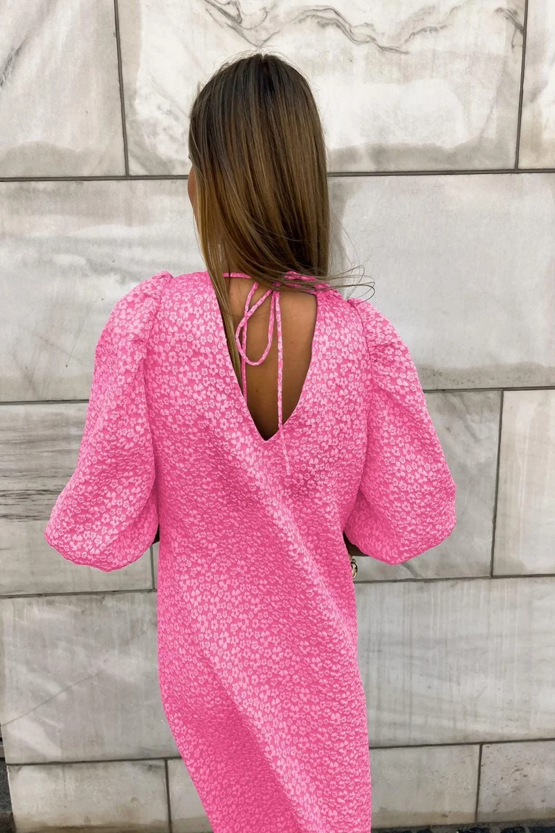 Noella - Reno Pastis Long Dress 11610005 - 031 Bright Pink