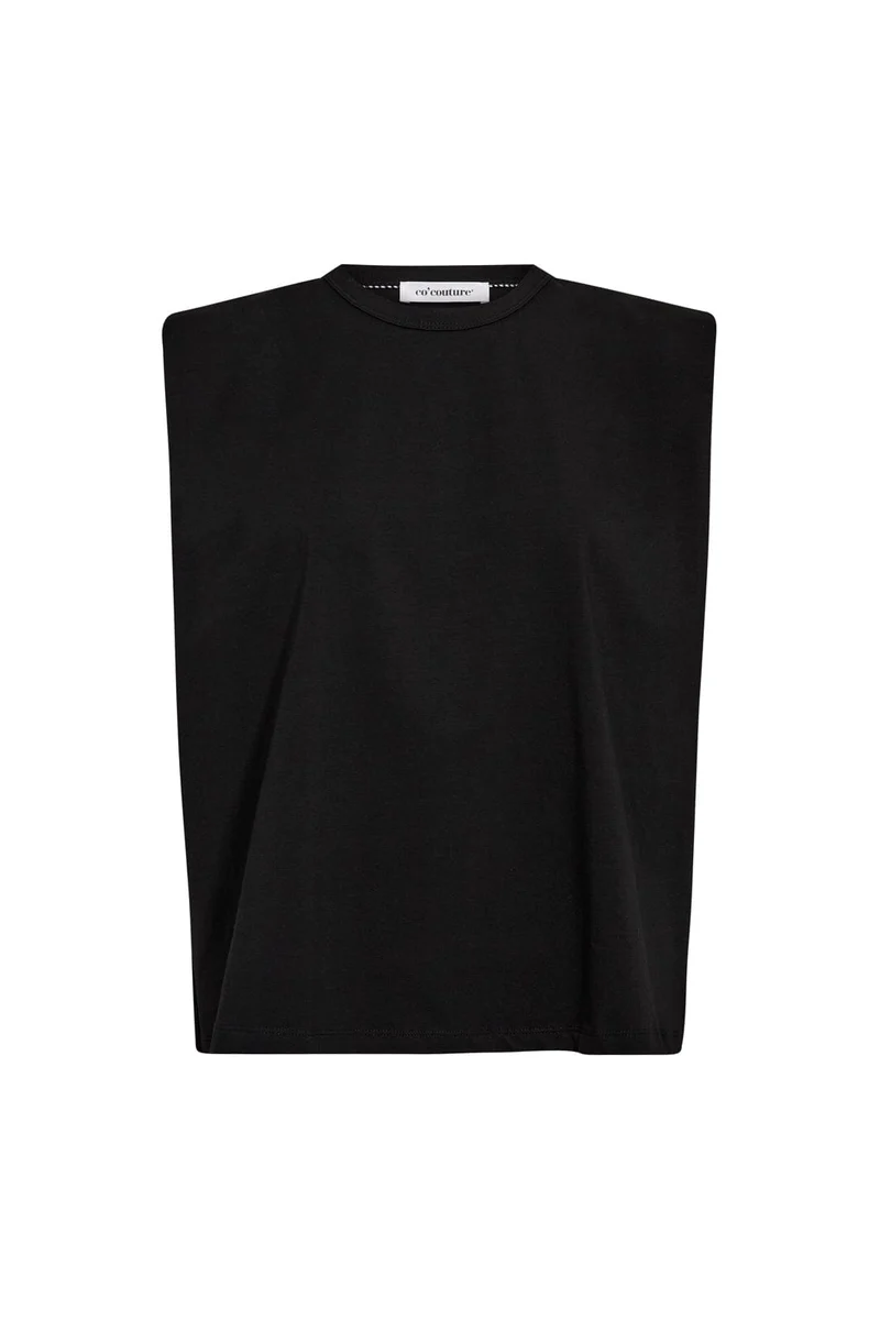 Co´Couture - Eddiecc Tee 43037 - 96 - Black