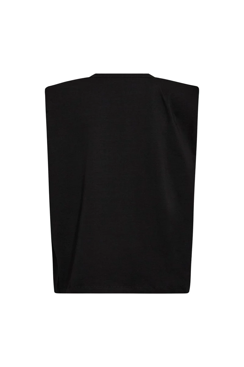 Co´Couture - Eddiecc Tee 43037 - 96 - Black