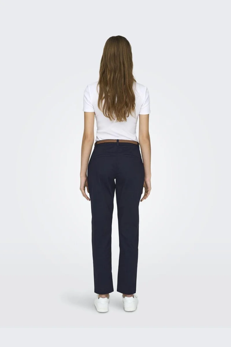 JDY - JDYchicago Belted Chino Pants Dia - 4482614 Night Sky