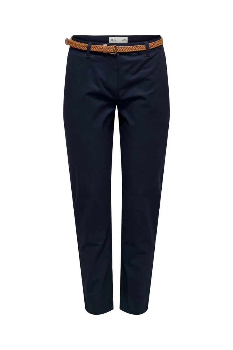JDY - JDYchicago Belted Chino Pants Dia - 4482614 Night Sky