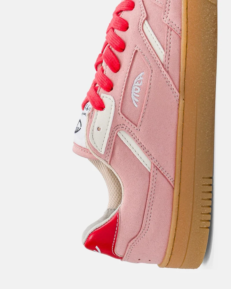 MOEA Origin Low pink suede & beige