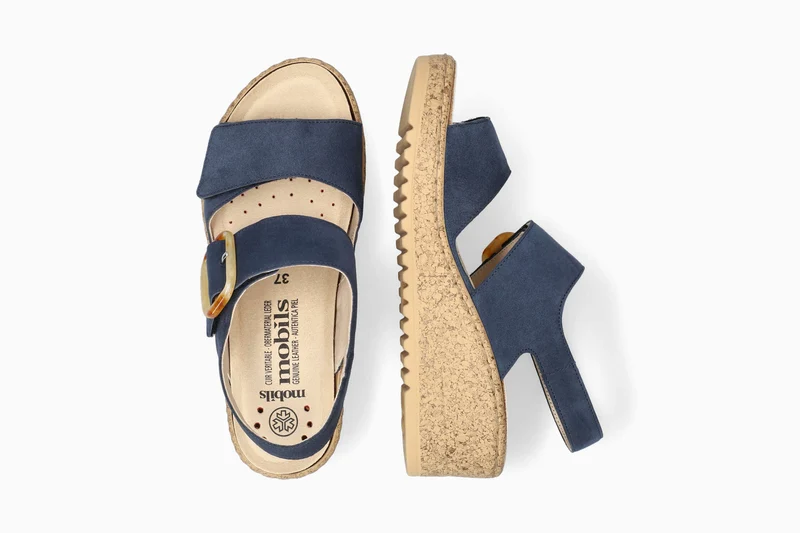 Sandales NASMA bleues