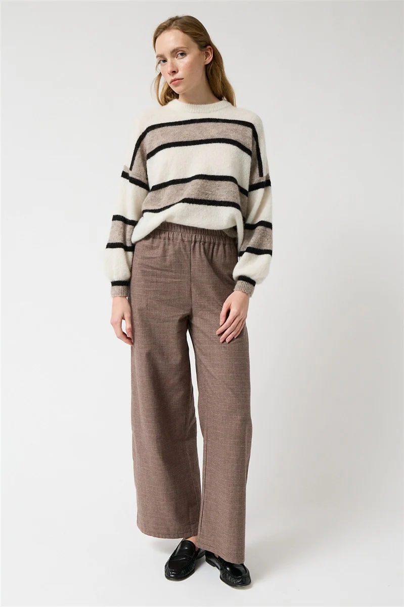 AMT Nut Pants tartan brown