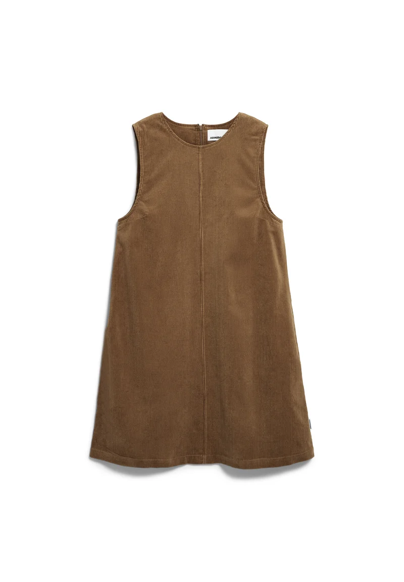 ARMEDANGELS Corduroy R-Neck Mini Dress amberwood