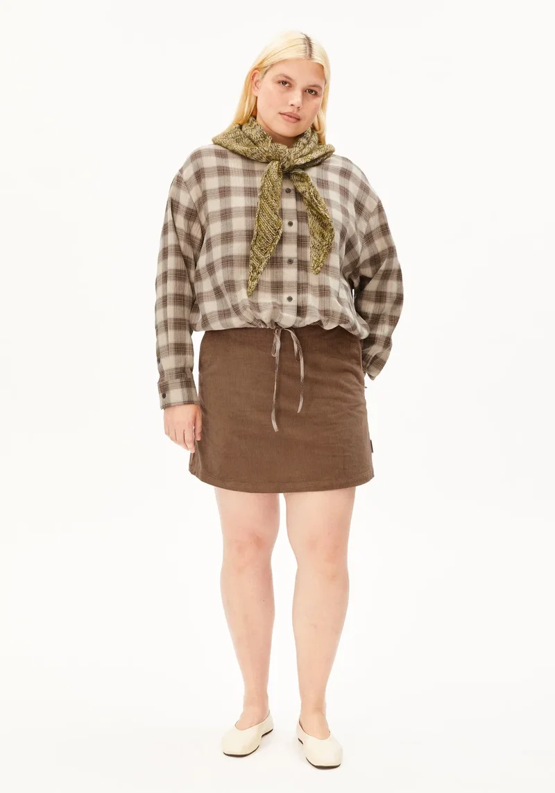 ARMEDANGELS Corduroy Mini Skirt amberwood