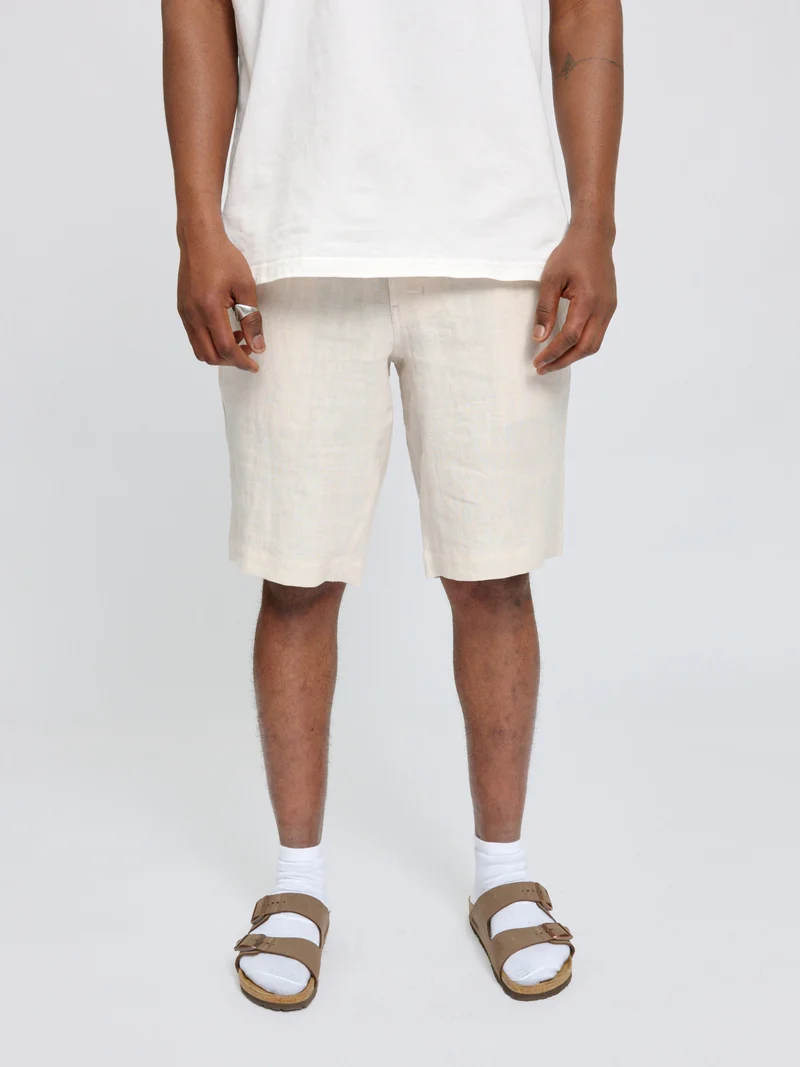 MAZINE Regular Linen Shorts moon