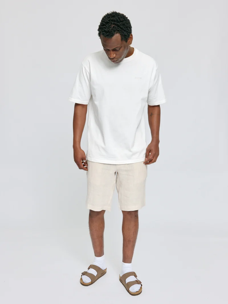 MAZINE Regular Linen Shorts moon