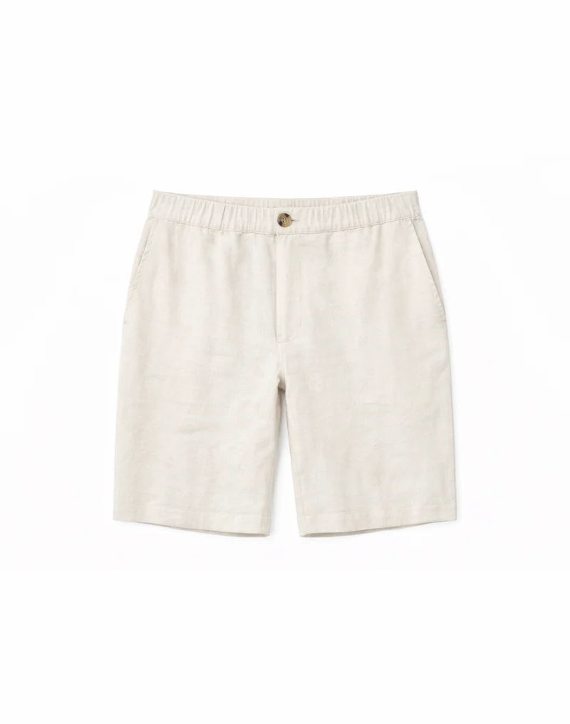 MAZINE Regular Linen Shorts moon