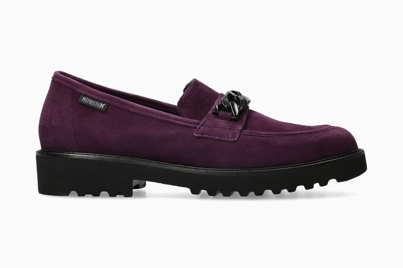 Mocassins SALKA violettes