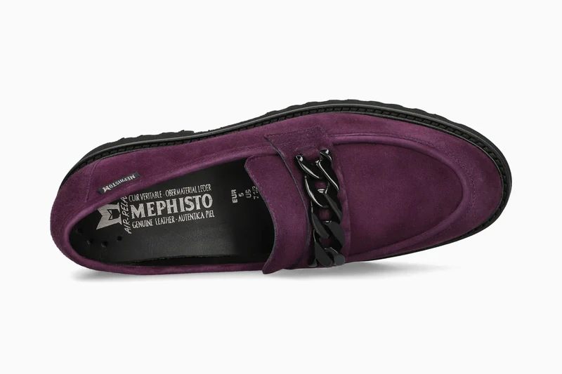 Mocassins SALKA violettes