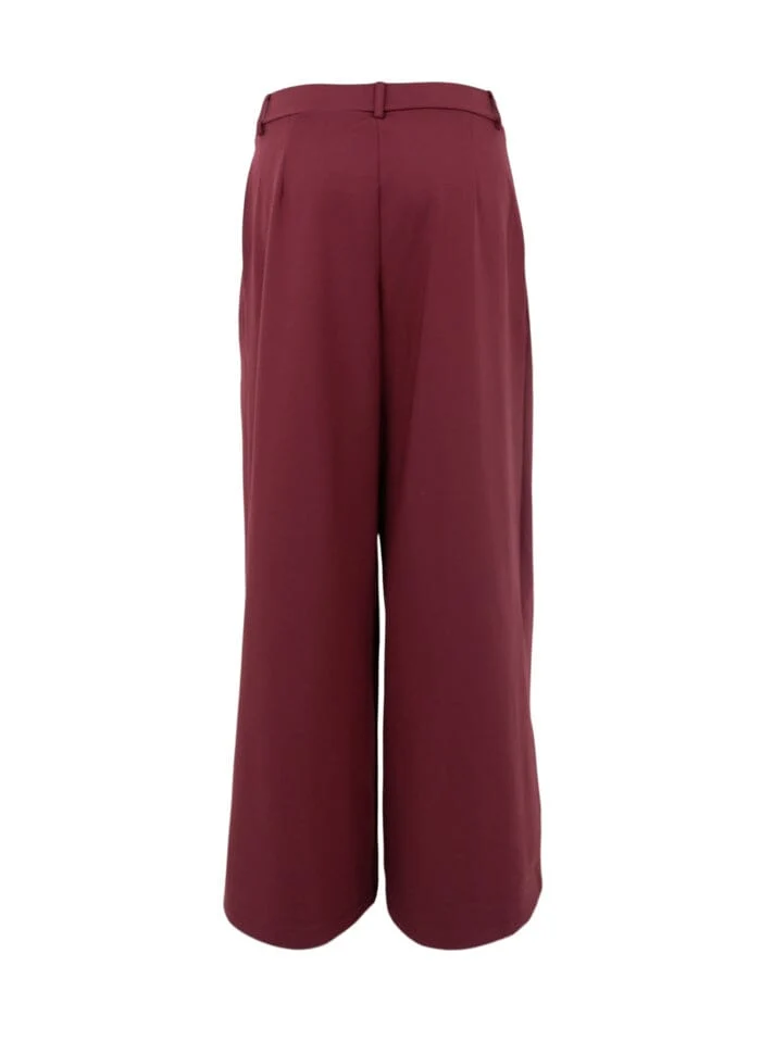 Black Colour - Bcdavi Wideleg Pant 40974 - Plum