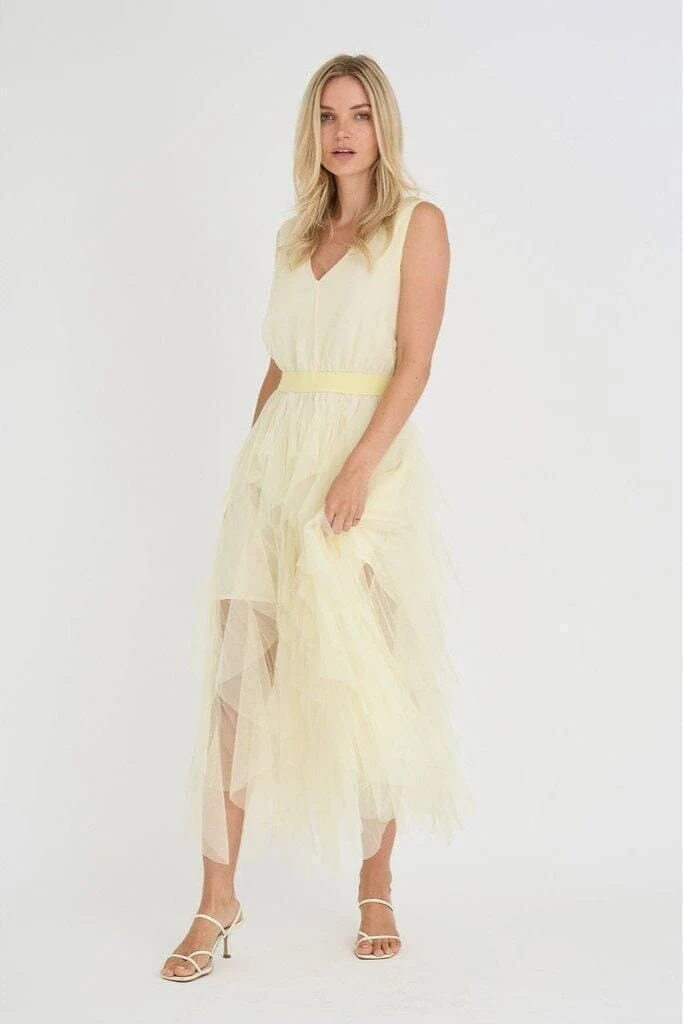 A-View - Miranda New Dress AV7094 - 069 - Pale Yellow