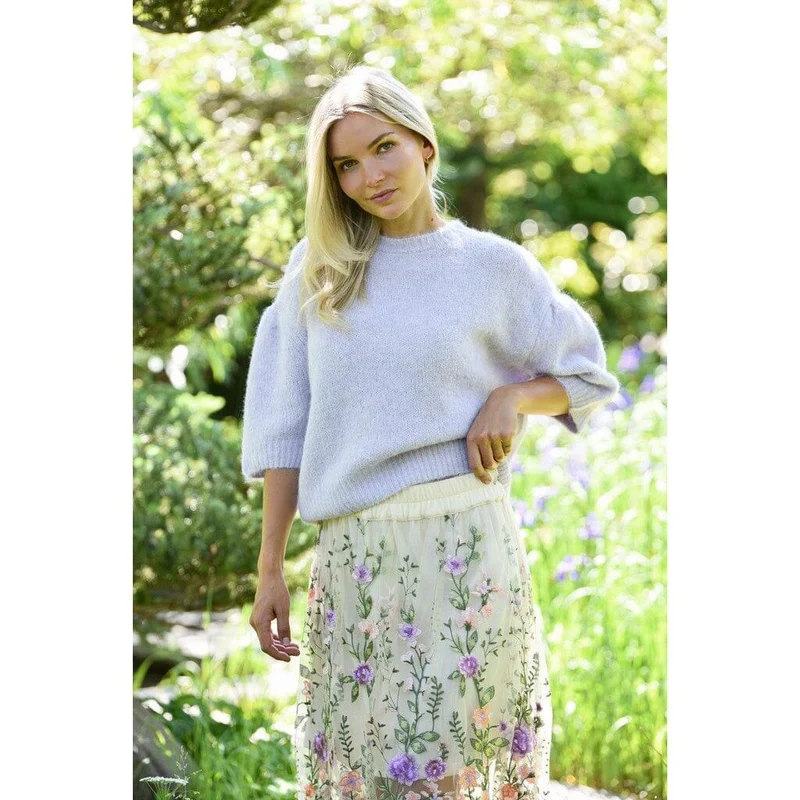 A-View - Inge S/S Knit Pullover AV7076 - 301 - Lilac