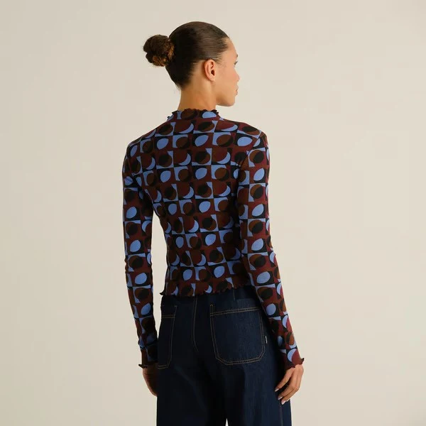 DEDICATED Rib Top Ryd Retro Geo Multi Color