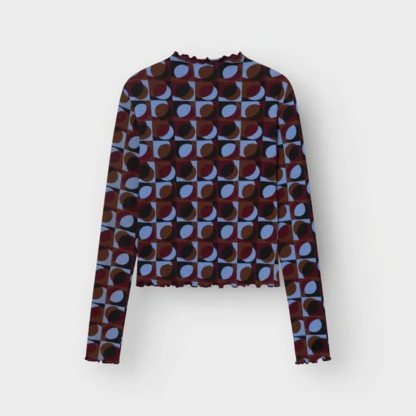 DEDICATED Rib Top Ryd Retro Geo Multi Color